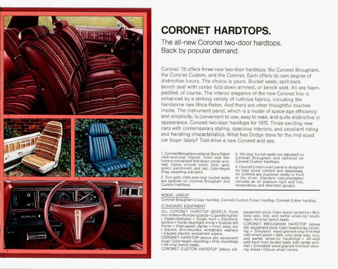 1975 Dodge Brochure Page 9